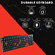 QUANTUM QHM8810 Spill-Resistant Wired Keyboard and Mouse Combo (Black)