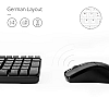 Rapoo X1800 Wireless Keyboard and Mouse Combo (Black)