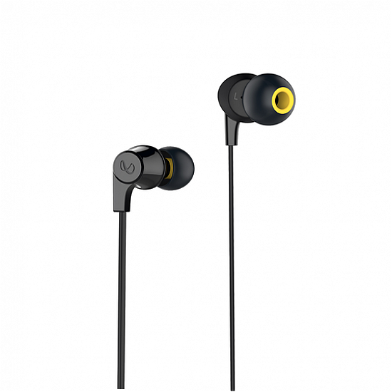 Infinity JBL Glide 105 in Ear Wireless Dual EQ Deep Bass IPX5 Sweatproof Headphones with Mic (Charcoal Black)