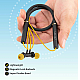 PTron Tangent Beats neckband Bluetooth Headset (Yellow, Black, In the Ear)