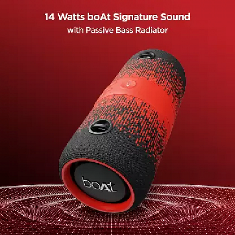 boAt Stone 1200F Bluetooth Speaker (Black Raptor, Stereo Channel