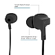 Wings Glide Neckband Latest Bluetooth 5.0 Wireless 10 Hours Playtime Built-in Woofers for Extra Bass and Siri Google Assistant Control (Black)