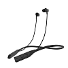 Wings Glide Neckband Latest Bluetooth 5.0 Wireless 10 Hours Playtime Built-in Woofers for Extra Bass and Siri Google Assistant Control (Black)