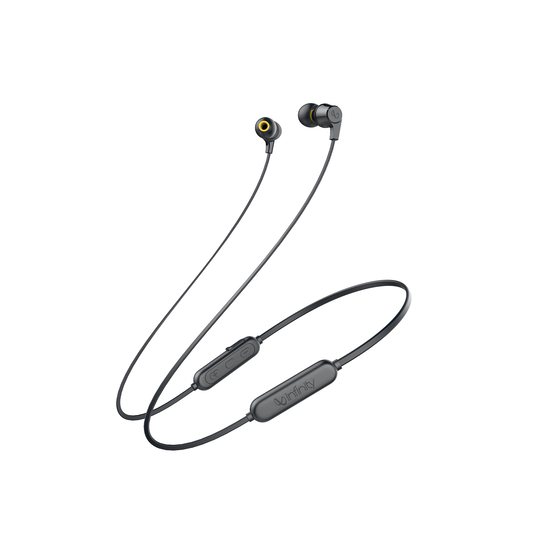 Infinity JBL Glide 105 in Ear Wireless Dual EQ Deep Bass IPX5 Sweatproof Headphones with Mic (Charcoal Black) Infinity JBL Glide 105 in Ear Wireless Dual EQ Deep Bass IPX5 Sweatproof Headphones with Mic (Charcoal Black)