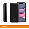 URBN 20000mAh Li-Polymer Ultra Compact Type-C Power Bank with 12W Fast Charge, Type C and Micro Input (Black)