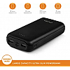 URBN 20000mAh Li-Polymer Ultra Compact Type-C Power Bank with 12W Fast Charge, Type C and Micro Input (Black)