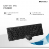 Sansui KM222W Wireless Laptop Keyboard Black