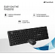 Sansui KM222W Wireless Laptop Keyboard Black