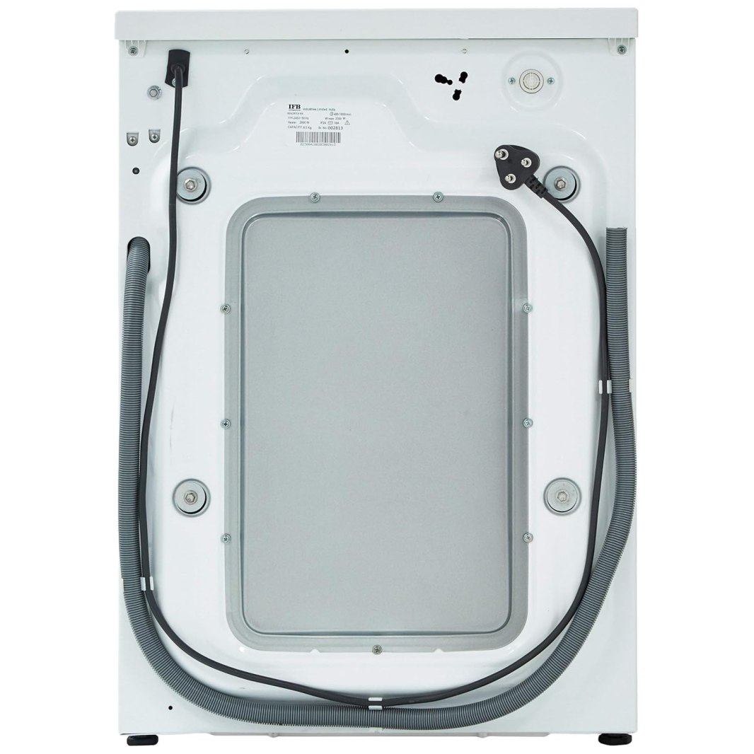 IFB 8.5 kg 5 Star Fully-Automatic Front Loading Washing Machine EXECUTIVE PLUS VX ID, White, In-Built Heater, 4D Wash technology
