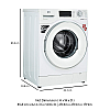 IFB 8.5 kg 5 Star Fully-Automatic Front Loading Washing Machine EXECUTIVE PLUS VX ID, White, In-Built Heater, 4D Wash technology