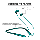 Wings Elevate, Smooth Silicon Neckband, Bluetooth 5.0 Wireless in Ear Earphones with Mic Teal