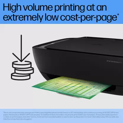 HP ink tank wireless 415 All in one Multi-function Wi-Fi Color Printer with Voice Activated Printing Google Assistant and Alexa (Pre Ink Loaded) HP ink tank wireless 415 All in one Multi-function Wi-Fi Color Printer with Voice Activated Printing Google Assistant and Alexa (Pre Ink Loaded)