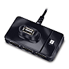 iBall Piano 423 4 Port USB Hub (Black)