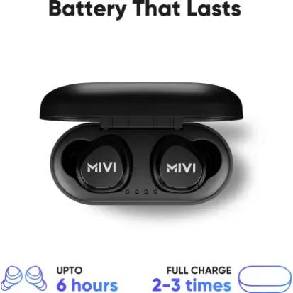Mivi DuoPods M20 True Wireless Bluetooth Headset (Black, True Wireless) Mivi DuoPods M20 True Wireless Bluetooth Headset (Black, True Wireless)