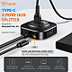 Tukzer USB C Hub Ultra-Slim USB-C Superspeed Adapter with 4 USB 3.0 Ports USB Type C