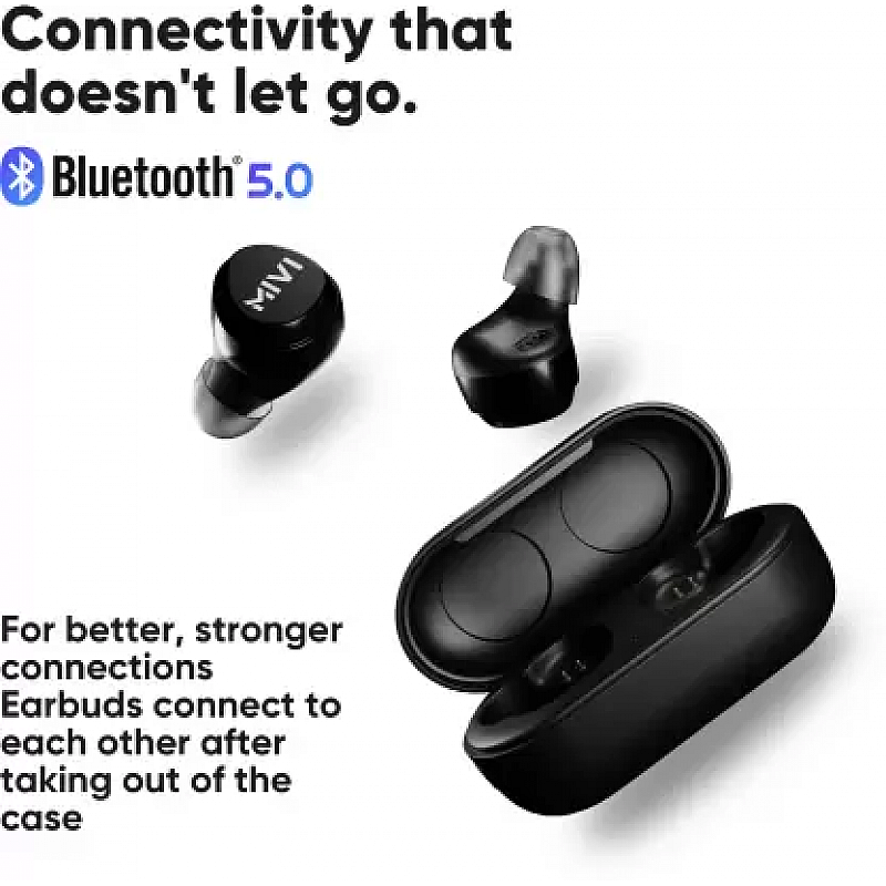 Mivi DuoPods M20 True Wireless Bluetooth Headset (Black, True Wireless)