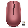 Lenovo 530 Wireless Mouse Ambidextrous, Ergonomic Mouse  (Cherry Red) 