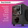 Zebronics Zeb-Sunshine 4.1 Multimedia Speaker with Bluetooth Supporting,USB,mSD,AUX,FM and Remote Control-(Black)