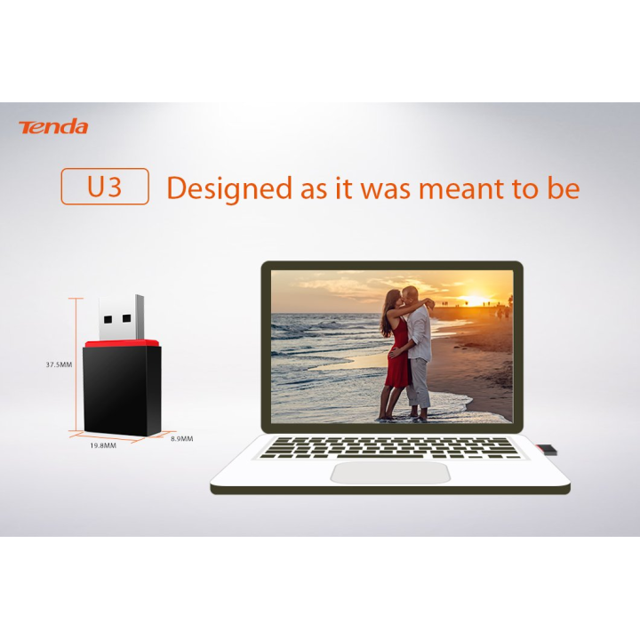 Tenda U3 Mini Wireless N Adapter (Black) Tenda U3 Mini Wireless N Adapter (Black)