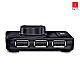 iBall Piano 423 4 Port USB Hub (Black)