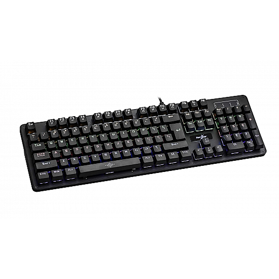 Redgear Shadow Amulet Mechanical Keyboard with Clicky Blue Switch, Rainbow LED Modes