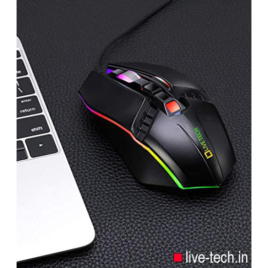 Live Tech Evon Wired Gaming Combo with LED Backlit USB Keyboard and Mouse