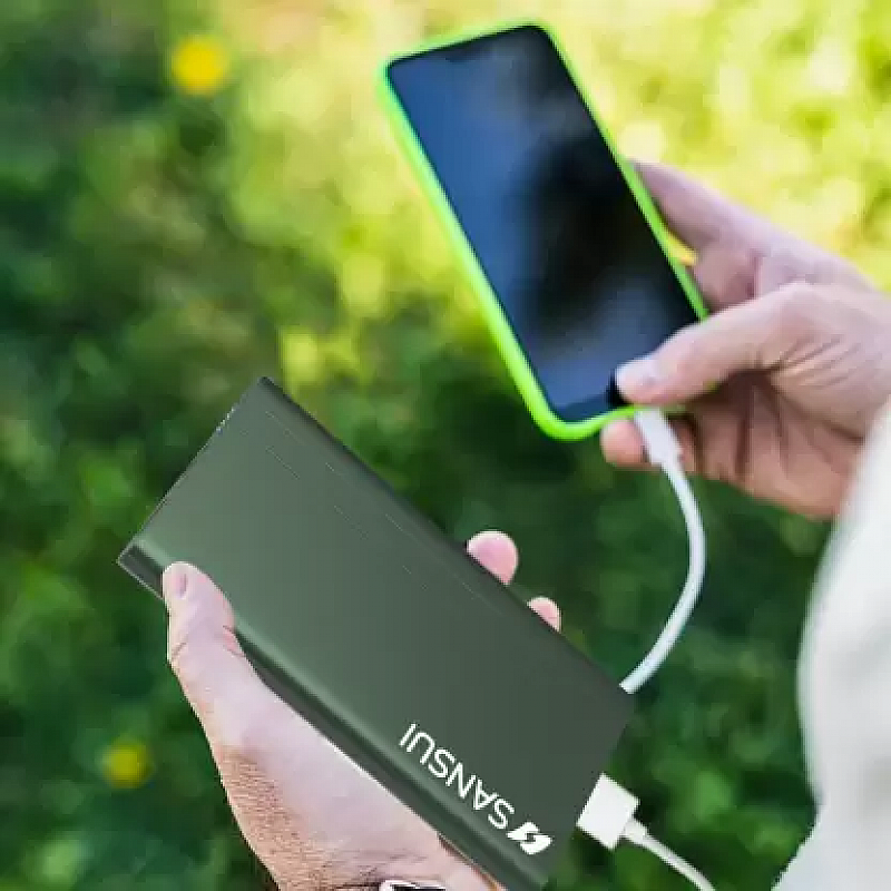 Sansui 10000 mAh Power Bank (12 W, Fast Charging)