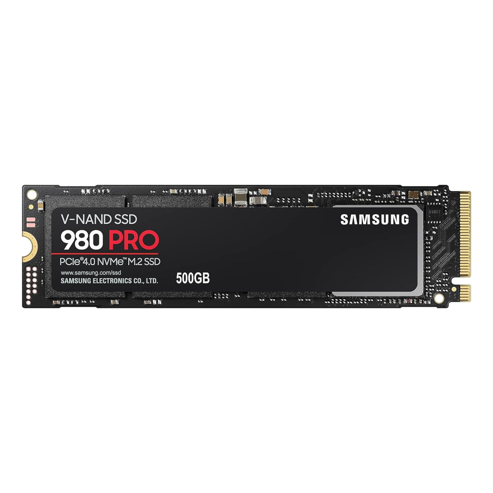 Samsung 980 PRO 500GB Up to 6,900 MB/s PCIe 4.0 NVMe M.2 (2280) Internal Solid State Drive