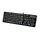 Redgear Shadow Amulet Mechanical Keyboard with Clicky Blue Switch, Rainbow LED Modes