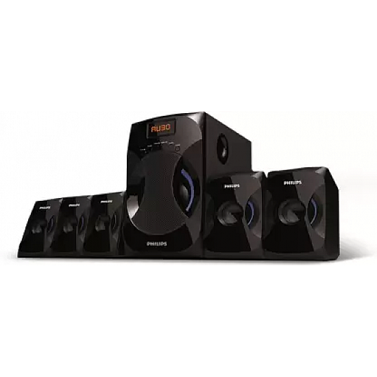 Philips SPA4040B/94 Multimedia Speakers System (Black) 