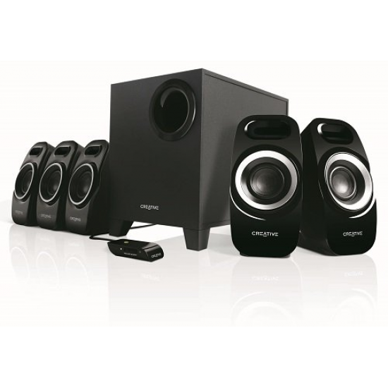 Creative Inspire T-6300 5.1 Multimedia Speaker System (Black) 