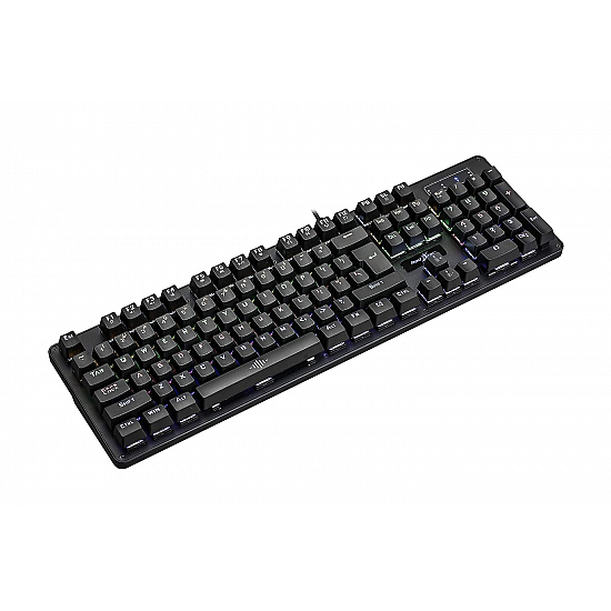 Redgear Shadow Amulet Mechanical Keyboard with Clicky Blue Switch, Rainbow LED Modes