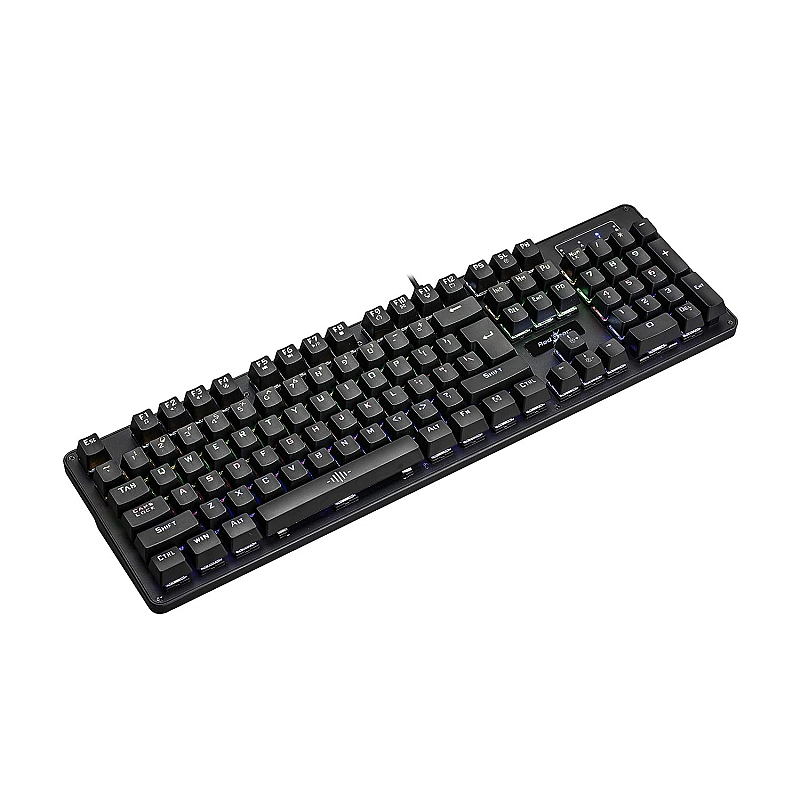 Redgear Shadow Amulet Mechanical Keyboard with Clicky Blue Switch, Rainbow LED Modes