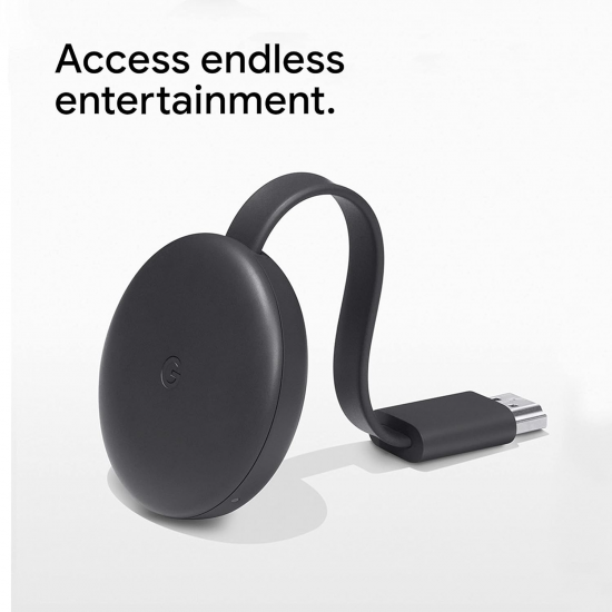 Google Chromecast 3 Media Streaming Device (Black)