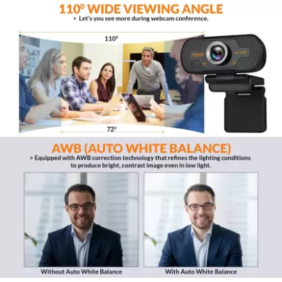 Tizum ZW81 Full HD 1080p Webcam Web Camera for PC Mac Laptop MacBook Wide Angle Tizum ZW81 Full HD 1080p Webcam Web Camera for PC Mac Laptop MacBook Wide Angle