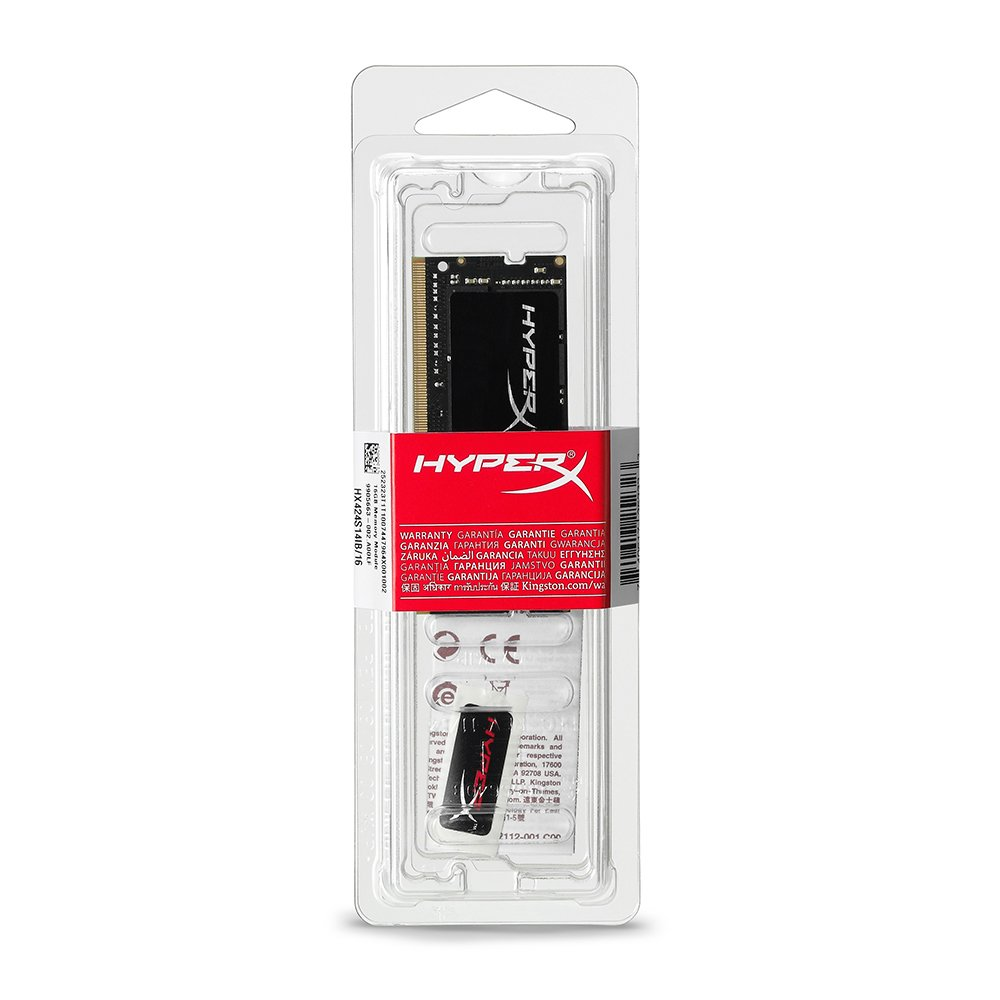 HyperX Impact 16GB 2400MHz DDR4 CL14 260-Pin SODIMM Laptop Memory