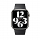 Apple Watch Leather Link (44mm) - Black - Small 