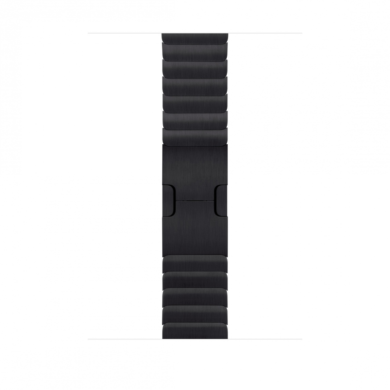 Apple Watch Leather Link (44mm) - Black - Small 