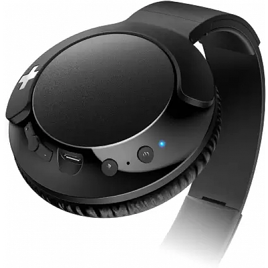 Philips Bass+ Bluetooth Headset SHB3175BK with Mic, 12 Hrs of Playtime (Black)