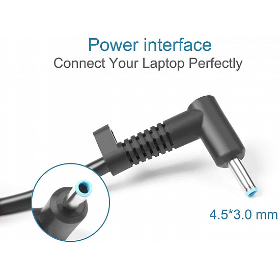 HP 65W 4.5mm Non-EM AC Adapter Charger (Without Power Cord) 