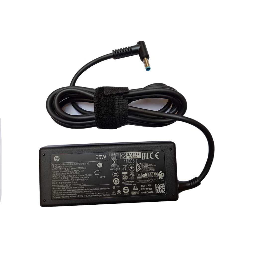 HP 65W 4.5mm Non-EM AC Adapter Charger (Without Power Cord)