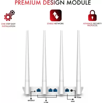 Tenda F6 V4.0 Wireless N300 Easy Setup Wi-Fi Router 300 White Tenda F6 V4.0 Wireless N300 Easy Setup Wi-Fi Router 300 White