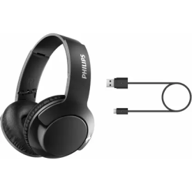 Philips Bass+ Bluetooth Headset SHB3175BK with Mic, 12 Hrs of Playtime (Black) Philips Bass+ Bluetooth Headset SHB3175BK with Mic, 12 Hrs of Playtime (Black)