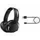 Philips Bass+ Bluetooth Headset SHB3175BK with Mic, 12 Hrs of Playtime (Black)