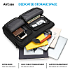 AirCase Laptop Bag Messenger Bag Sleeve for 13-Inch 14-Inch Laptop MacBook 2-Multi Pocket Black