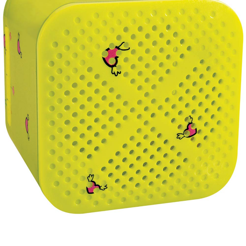 iBall Musi Kids - Wireless Mini Bluetooth Speakers for Kids (Fluorescent Yellow) 