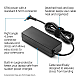 HP 65W 4.5mm Non-EM AC Adapter Charger (Without Power Cord) 