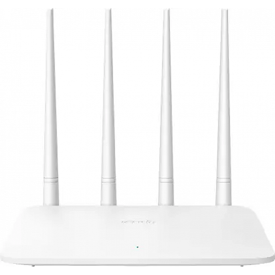 Tenda F6 V4.0 Wireless N300 Easy Setup Wi-Fi Router 300 White