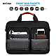 AirCase Laptop Bag Messenger Bag Sleeve for 13-Inch 14-Inch Laptop MacBook 2-Multi Pocket Black