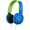 Philips Audios SHK2000BL Kids Headphone, Ergonomic,Adjustable, with (Blue/Green) 